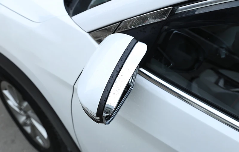 Для hyundai Tucson автомобильный Стайлинг ABS хромированное зеркало заднего вида для бровей защита от дождя накладка 2 шт. аксессуары