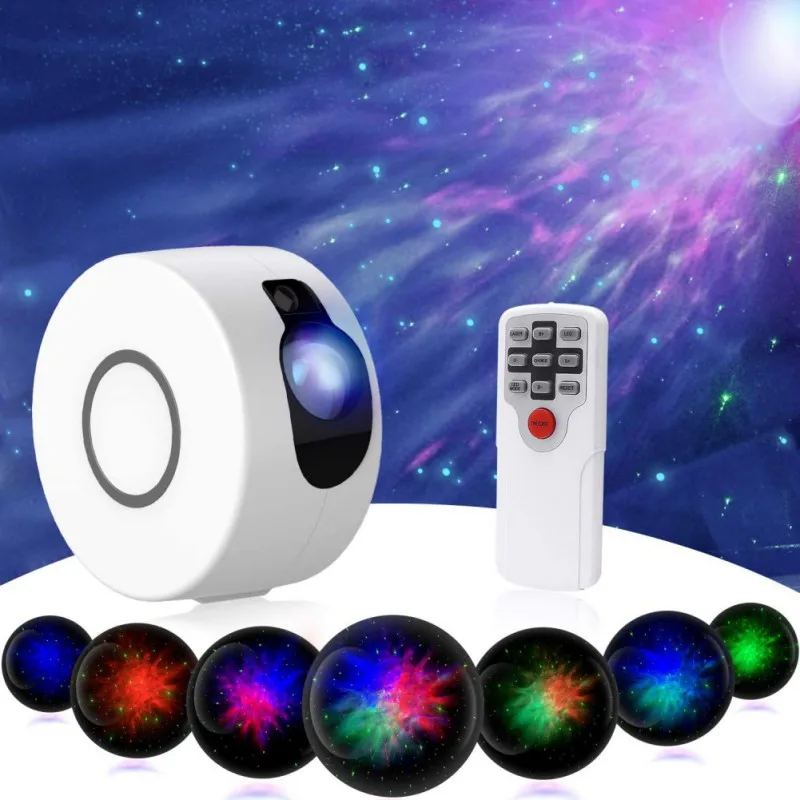 

Star Sky Projector Light Projection Ocean Waving Night Lights 360 Degree Rotation Night Lighting Lamp for Kids Gift Decorations