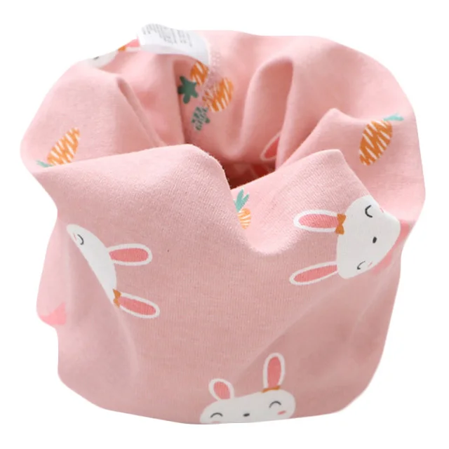 New Autumn Winter Children's Cotton Scarf Cartoon Kids Mufflers Outdoor Windproof Baby Warm Scarf Boys Collar Girls Neckerchief 3