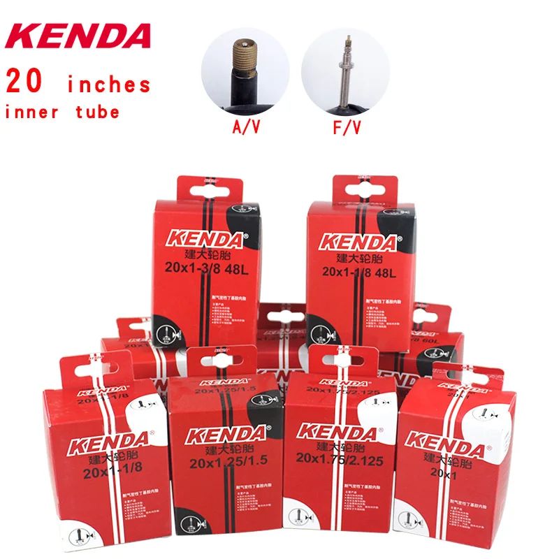 KENDA Bicycle Inner Tube 20inch For BMX 20X1.25 1.5 1.75 1.95 406