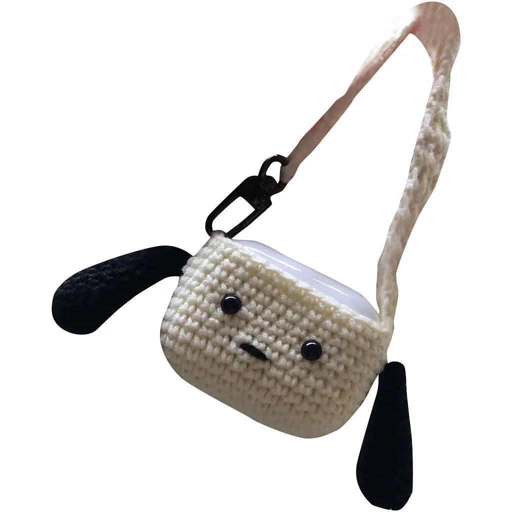 For AirPods Pro 2019 Case Knitted Lovely plush Anti-lost Protective Skin Cover For Air-Pods 3 Airpods Accessories 2019 1104#C
