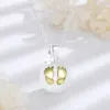 Eudora 20MM Harmony Bola Ball Baby footprints Pregnancy Chime Angel Caller Mexcian Bola Pendant Necklace Fine Jewelry for Women 5