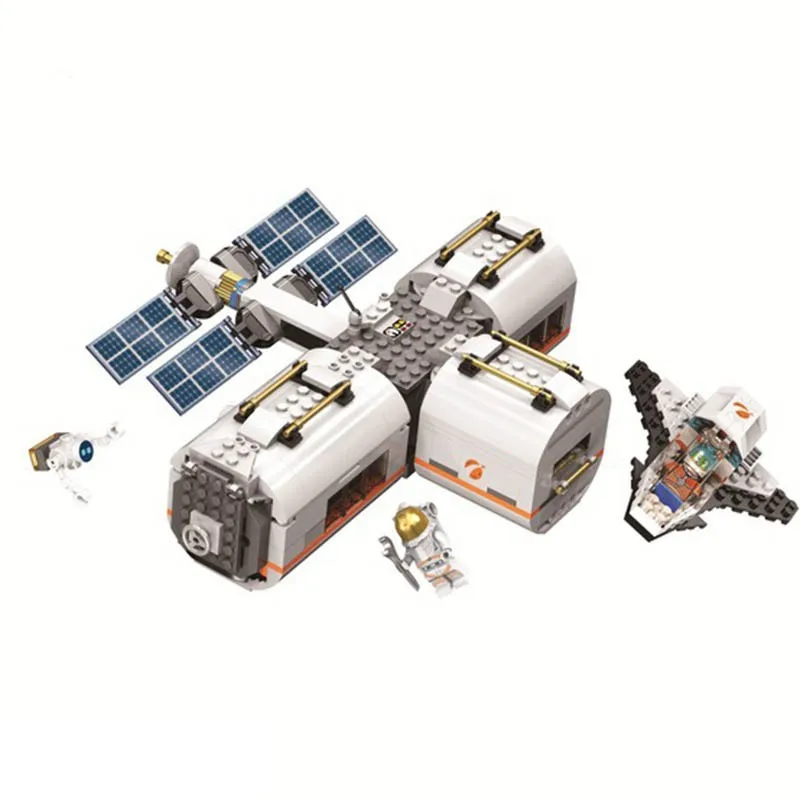

New 11384 293pcs City Space Port 60230 People Pack - Space Research And Develop Building Blocks Kids Toys For Children Gift