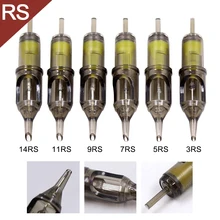 Лидер продаж татуировки иглы одноразовые полу-Перманентный макияж бровей ручка для нанесения тату машина питания 3/5/7/9/11/13/15 RS