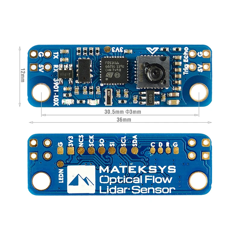 Matek оптический поток и датчик Lidar 3901-L0X 3901 PMW3901 модуль поддержка INAV(2.2.x или последний) 2g для радиоуправляемого дрона FPV Racing