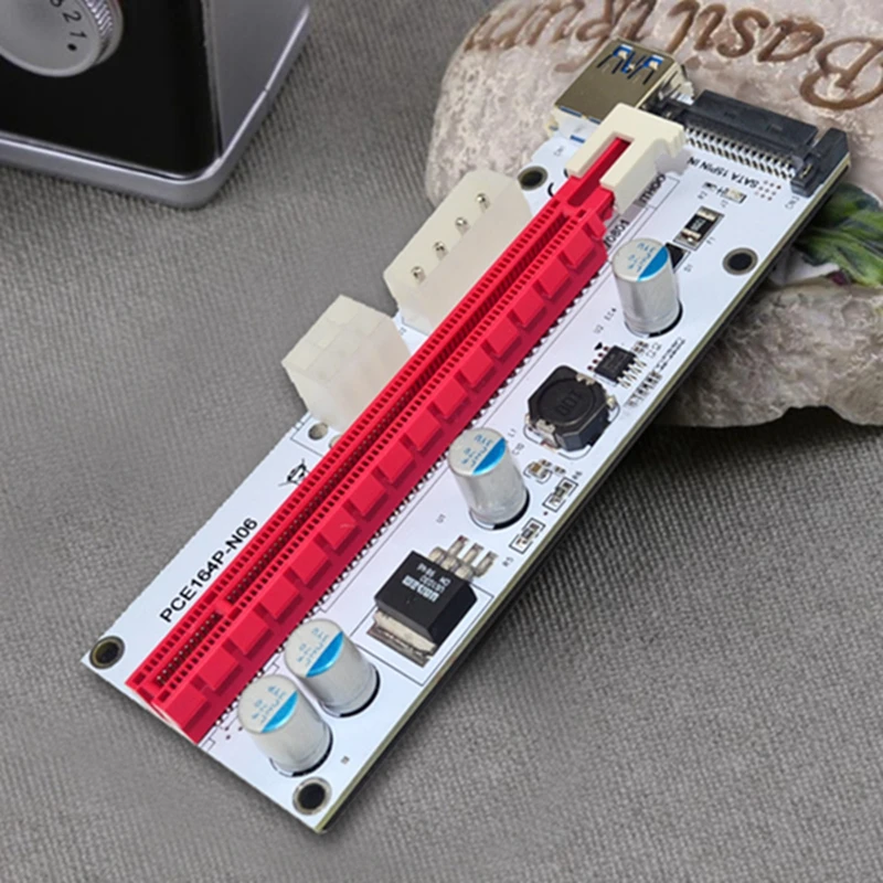 Модный Последний VER008S 0,6 м USB 3,0 кабель Профессиональный Горный PCI-E Express PCI-E 1X до 16X M2 riser card адаптер для 8 GPU графика