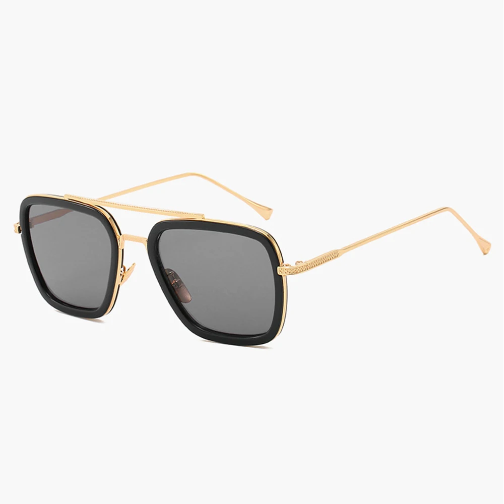 1 PC Mirror Sunglasses For Men Women Metal Design Glasses Square Punk Car Driving Sun Glasses Fashion Classic Driver Accessories