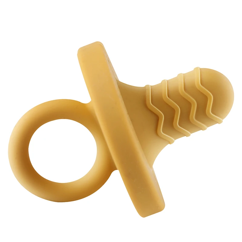 Baby Pacifier Clip Food Grade Silicone Teether Pacifier 1pc Nipple Holder Baby Feeding Safe Eco-friendly Cartoon Dummy Clips