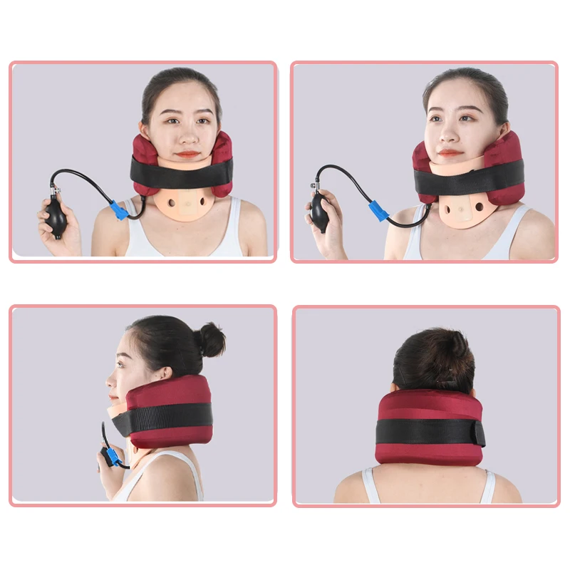 New Portable Inflatable Medical Shoulder Neck Tractor Reduce Pain Relax Masssager Cervical Neck Traction Posture Correction