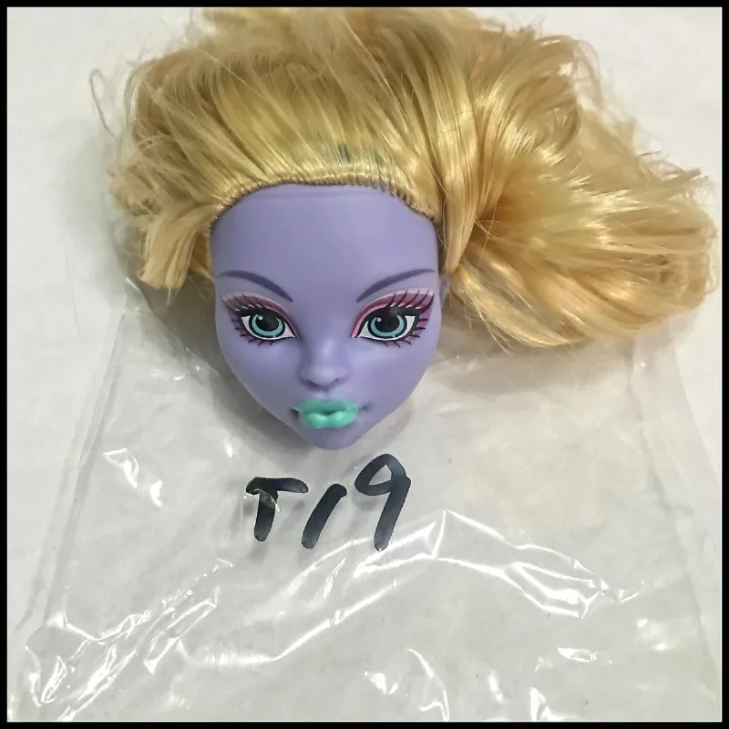 1 шт. Новая игрушка! Высокое качество модные куклы для девочек голова diy куклы Коллекция игрушек подарки - Цвет: T19