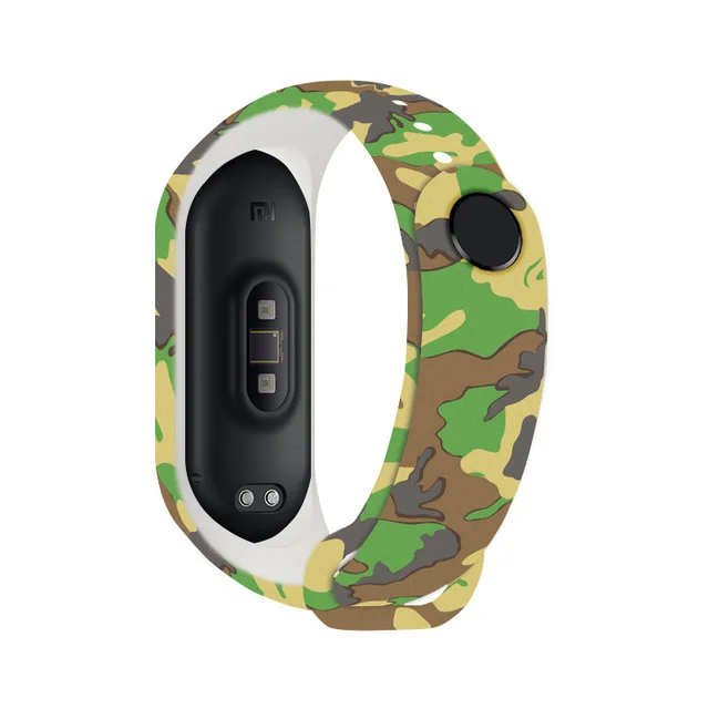 Graffiti style Strap For XiaoMi Mi Band 3 4 5 6 Silicone Wrist Strap For XiaoMi MiBand 6 sports strap for mi band 5 3 4 bracelet D49