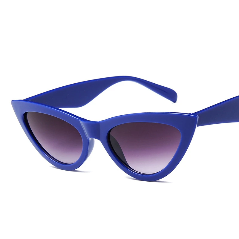 Новые солнцезащитные очки "кошачий глаз" в европейском и американском стиле, модные солнцезащитные очки унисекс, женские солнцезащитные очки в большой коробке