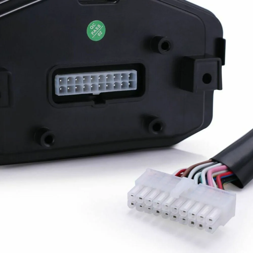 

Black Plastic Motorcycle LED LCD Digital Odometer Display Time Total Driving Distance Motorcycle Accessories Parts Instruments