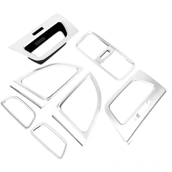 

Car Matte Interior Air Condition Vent Outlet CD Video Cover Trims for Honda CRV CR-V 2015 2016 7Pcs