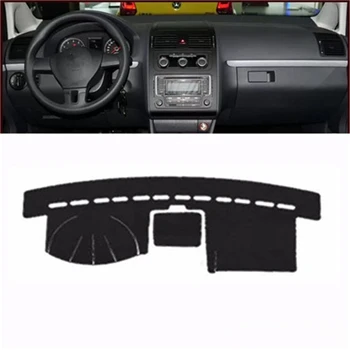 

SJ Non-Slip Car Inner Auto Dashboard Cover Dashmat Pad Sun Shade Dash Board Cover For Volkswagen VW Touran 2005 06 07 2008-2015