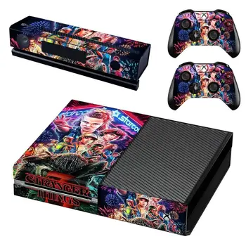

Stranger Things Skin Sticker Decal For Microsoft Xbox One Console and 2 Controllers For Xbox One Skins Stickers Vinyl