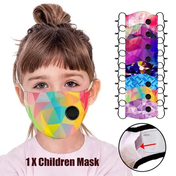 

Children Kids Print Windproof Face Shield Reusable Face Mask Washable Mouth Mask Breathable Face Shield Cloth mondmaskers