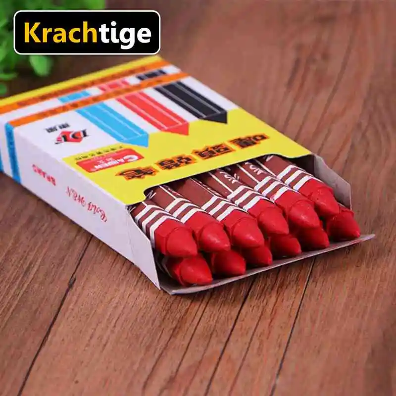 Krachtige 12 шт. 6 цветов деревянный маркер DIY разбрызгиватели карандашная