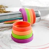 Adjustable Stainless Steel Rolling Pin Silicone Baking Mat Dough Roller 4 Removable Thickness Ring Cake Pizza Pastry Baking Tool 3