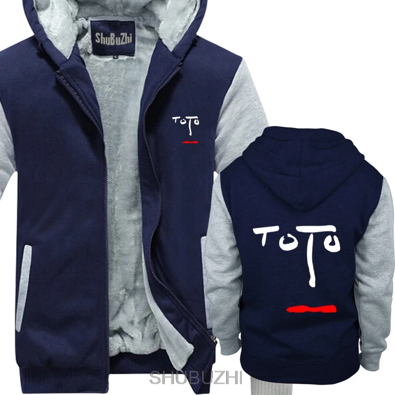 TOTO Face Symbol Легенда рок-группы мужская белая толстовка с капюшоном Размер men мужские толстые толстовки зима-осень пальто sbz4384