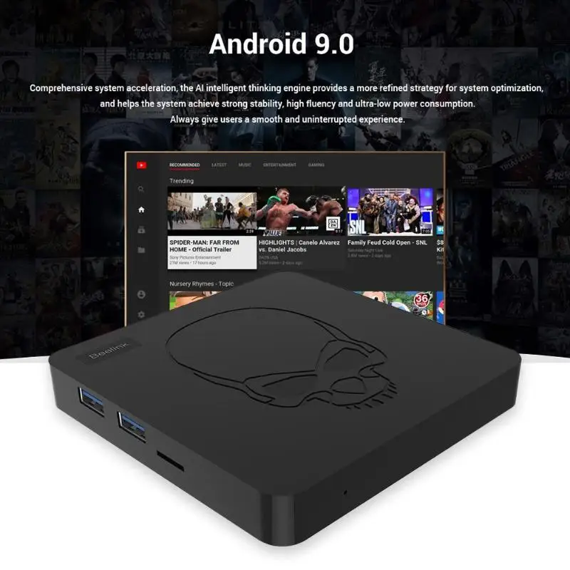 Beelink GT1-King Смарт ТВ приставка Amlogic S922X 4G 64G BT 4,1 WiFi приставка 4-ядерный Смарт ТВ приставка 4k медиаплеер Смарт ТВ приставка