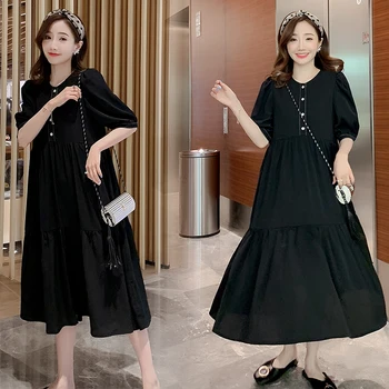 

Make maternity han edition big yards hubble-bubble sleeve lactation spring/summer outfit with the new tide hot mom pregnant wome