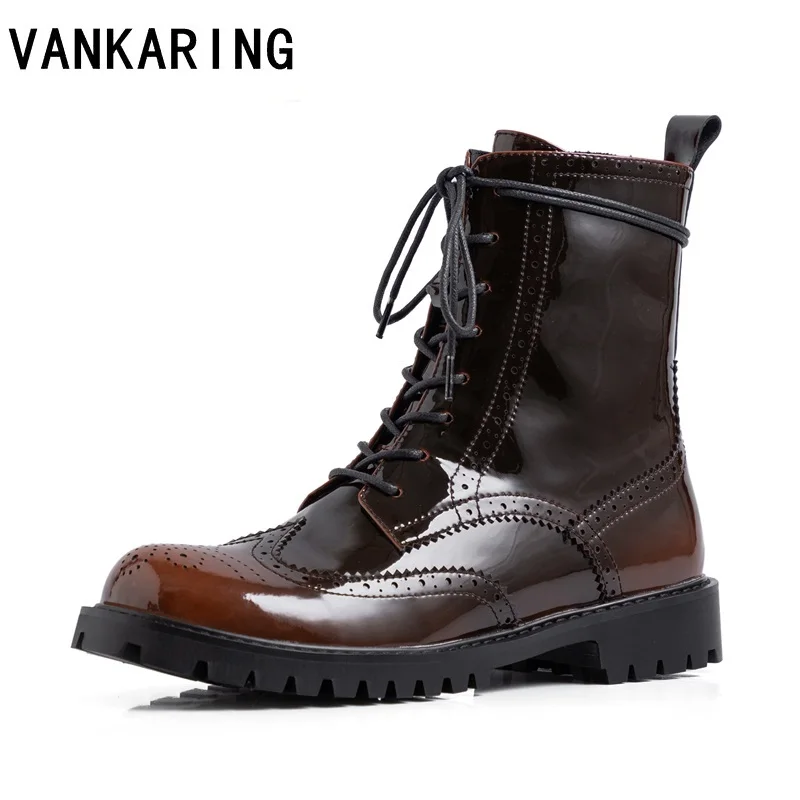 Vankering/новые резиновые сапоги; женские сапоги для верховой езды; женские водонепроницаемые зимние сапоги; зимние женские резиновые сапоги на платформе - Цвет: yellow
