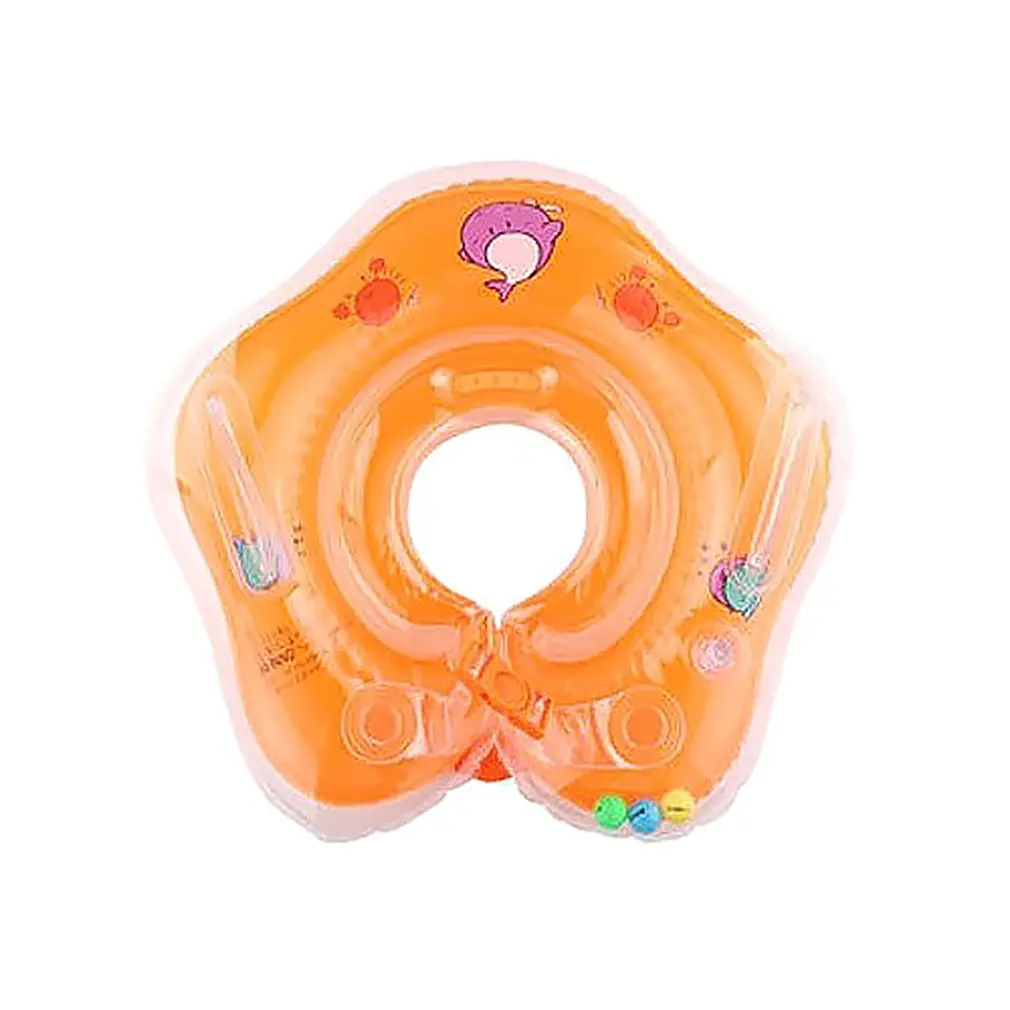 Anillo flotante grueso de trompeta para bebés de 0 a 2 años, accesorios para piscina