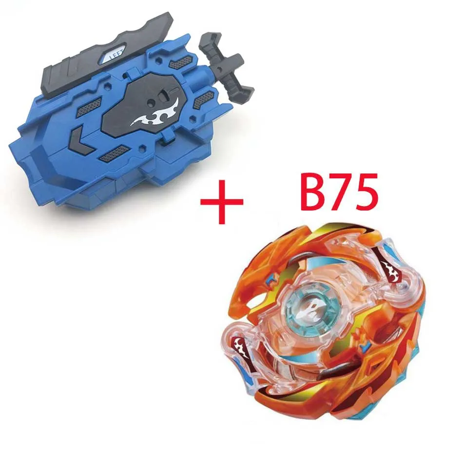 Beyblade Burst B-122 CHO-Z VALKYRIE. Z. Ev с левым и правым двухсторонним пусковым устройством, металлический бустер, топ стартер, гироскоп, спиннинговая игрушка для боя - Цвет: B75