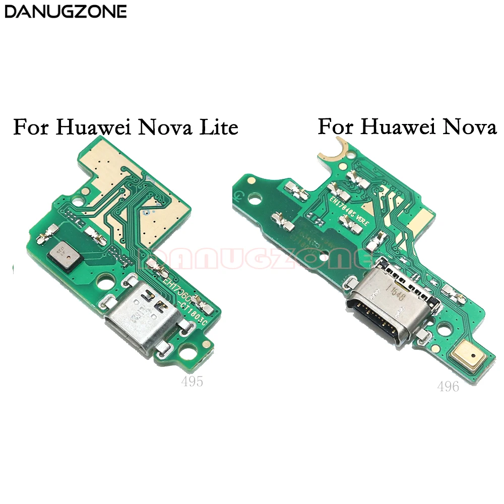 30 шт./партия для Huawei P10 Lite/Nova lite USB зарядная плата док-станция разъем зарядный порт разъем гибкий кабель