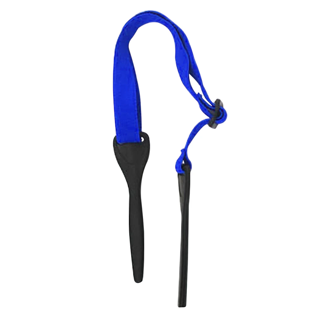 blue Очки Противоскользящий ремешок Эластичный шейный шнур Открытый спортивный шнурок для очков шнур для очков держатель для очков аксессуары для очков - Цвет: blue