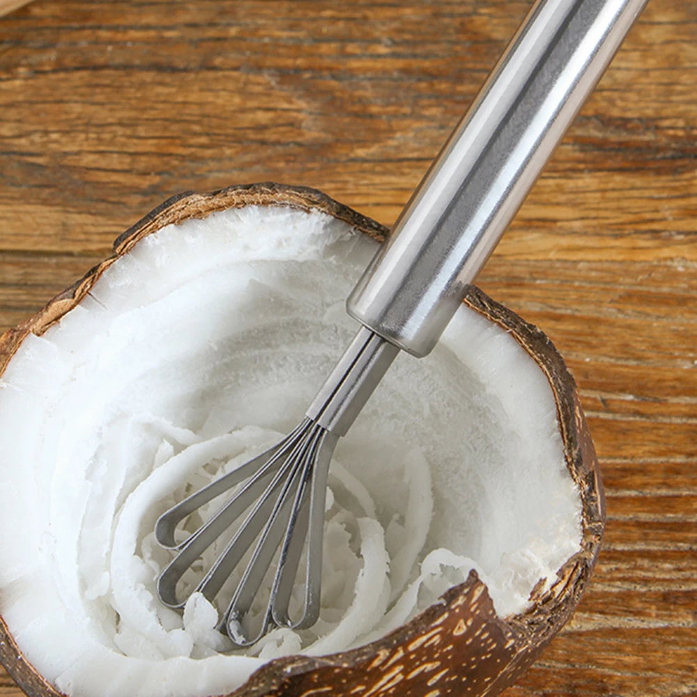 

Kitchen Tools Handheld Coconut Planer Durable Home Utility Planing Knife Stainless Steel Potato Dig Meat Fish Scale Carrot