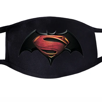 

The Avengers Superhero Batman Superman Clark Kent Face Mask Mouth 1pcs Dustproof Unisex Anti Black Respirator Protective Masks