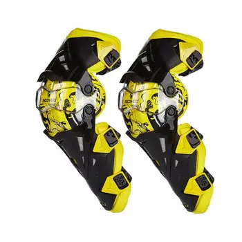

2pc Motorcycle Knee Pad Protective Gear Knee Guards Safety Gears Race Brace Q9QD