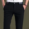 Men's Four Seasons Casual Pants Business Pants No-Iron Straight-Fit   Dress Pants Formal Trousers Long Pants Bottoms 2