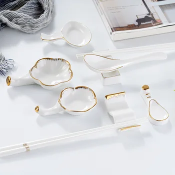 

Care European Style Ceramic-Chopsticks Holder Description Chopsticks Phnom Penh Chopsticks Rack 5 Household Dual Purpose Drag Sp