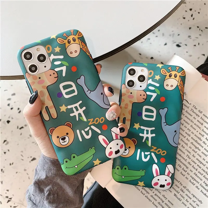 Зеленый цвет сегодня счастливый Iphone11 pro Max для iPhone х чехол телефона с рисунками из