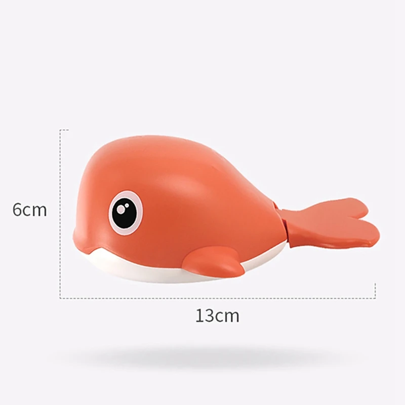 Мультфильм животных брызг воды игрушечные киты классические детские водные игрушки для младенцев Плавание плавающий вращающийся заводные на цепочке для детей пляжные игрушки для ванной комнаты