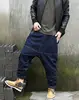 Men Jeans Denim Cross-Pants Low Crotch Jeans Fat Baggy Jeans Pants Feet Harlan Pants Size 28-42 4