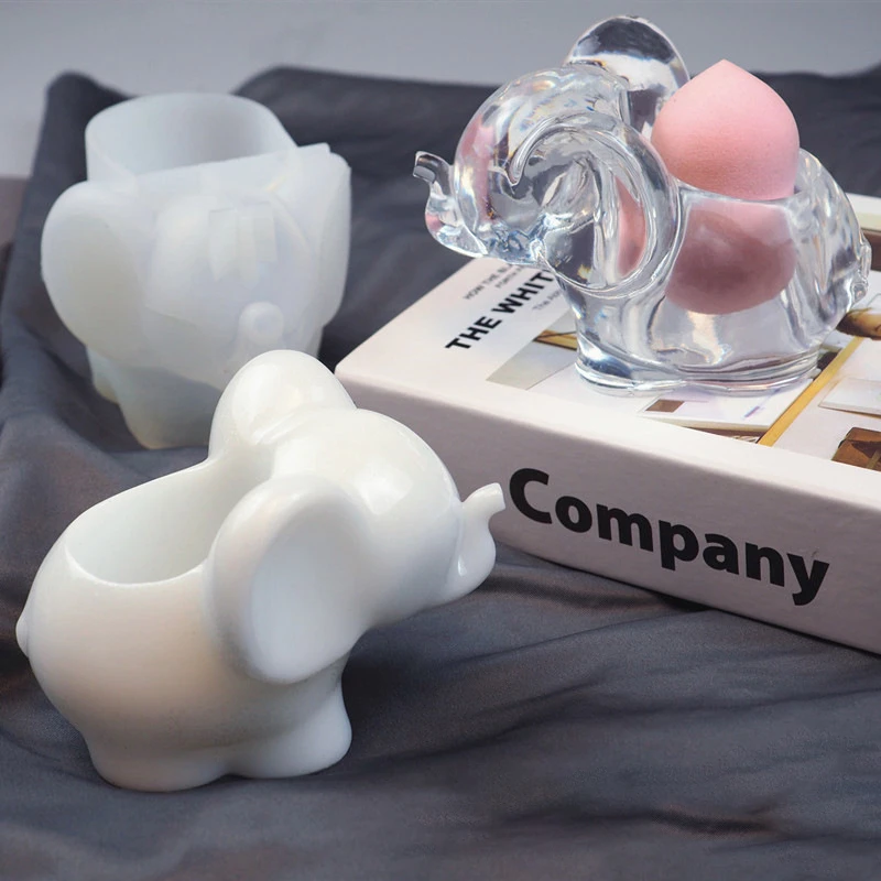 

DoreenBeads Fashion Animal Series Silicone Resin Mold For Jewelry Making Conch/ Sea Snail Elephant White Accessories Tools,1 PC