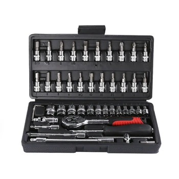 

Set Sockets Tools Ratchet Kit Supplies Extension bars Torque Bit Adapter