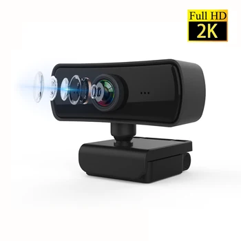 

Webcam 2K HD 1080P Computer PC Web Camera with Microphone for Live Broadcast Video Calling Conference Workcamara web para pc