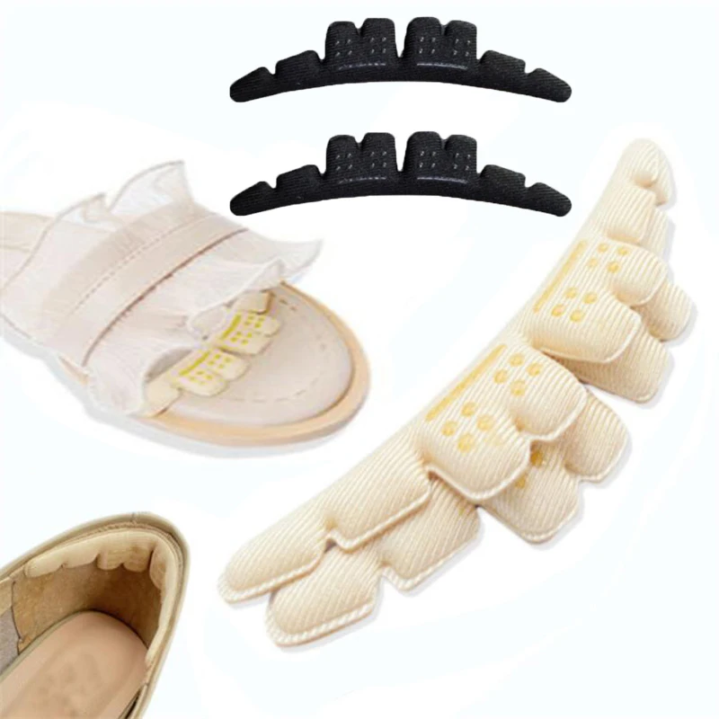 2 in 1 Silicone Non slip Insoles Sandals Sticker High Heel Shoes Women