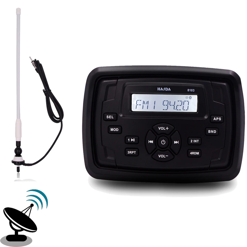 waterproof stereo for atv