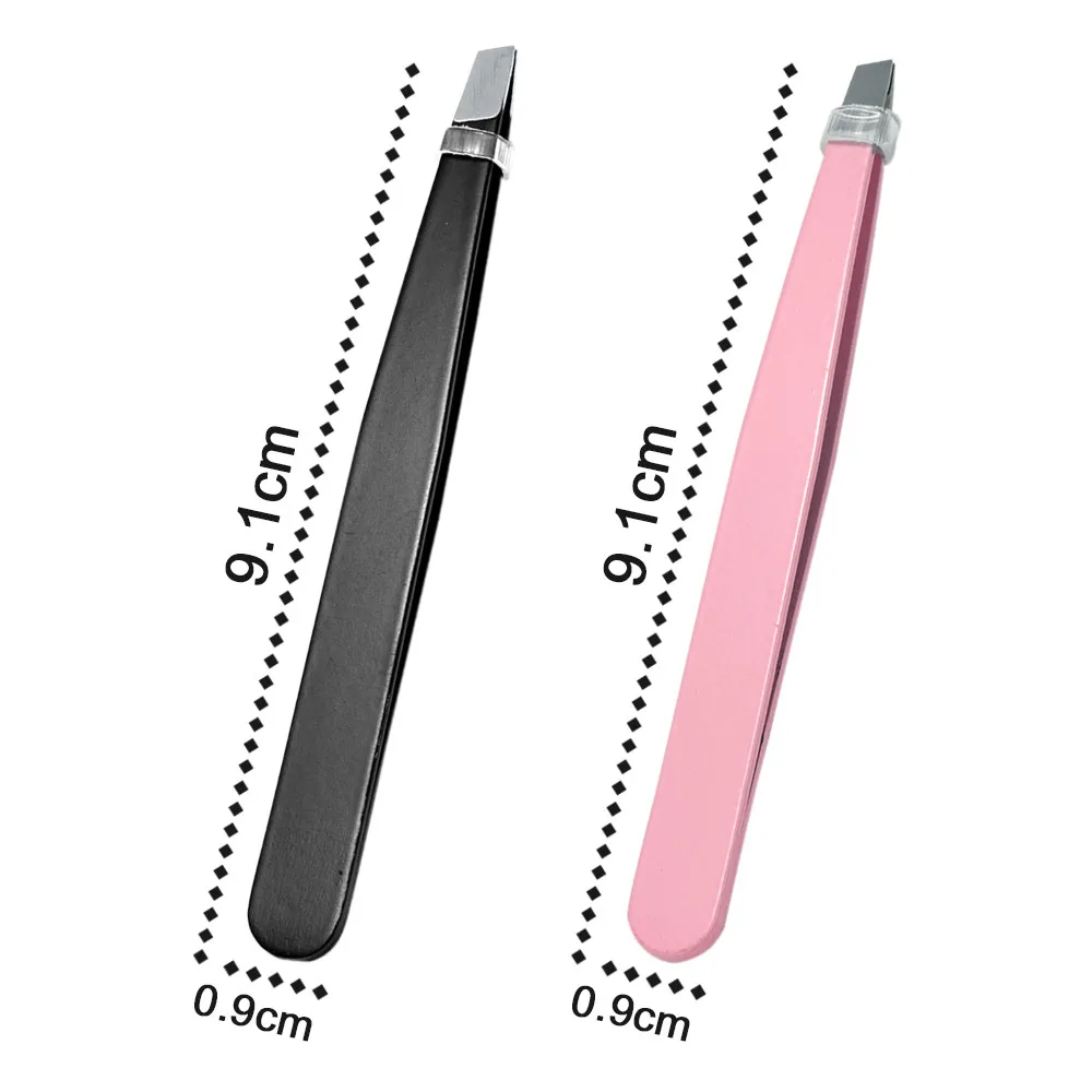 2 шт. Пинцет для ресниц пинцет для бровей Pinzas Precision Cejas инструменты для наращивания макияжа Pince Epiler Sourcil из нержавеющей стали