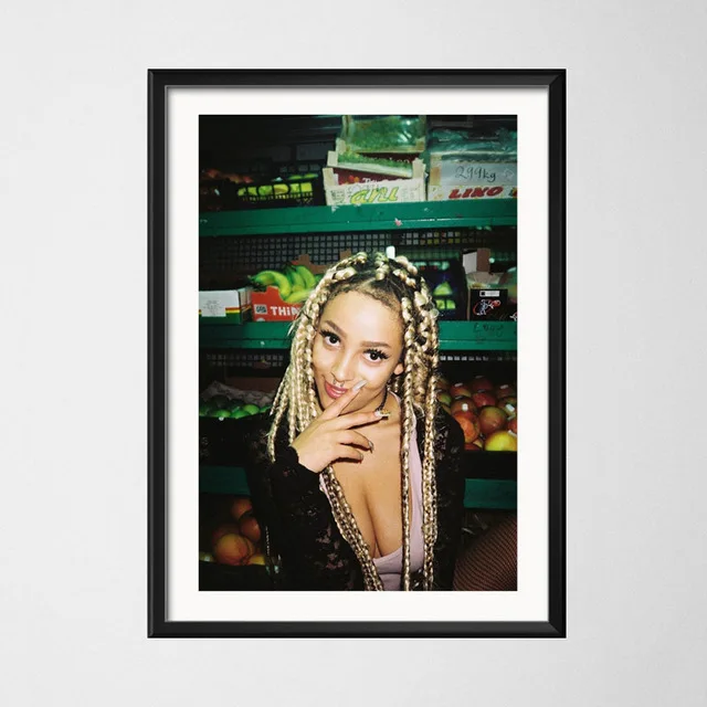 Doja Cat хип-хоп музыкальный певец звезда рэп раппер художественная живопись Шелковый Холст плакат настенный домашний декор - Цвет: 4