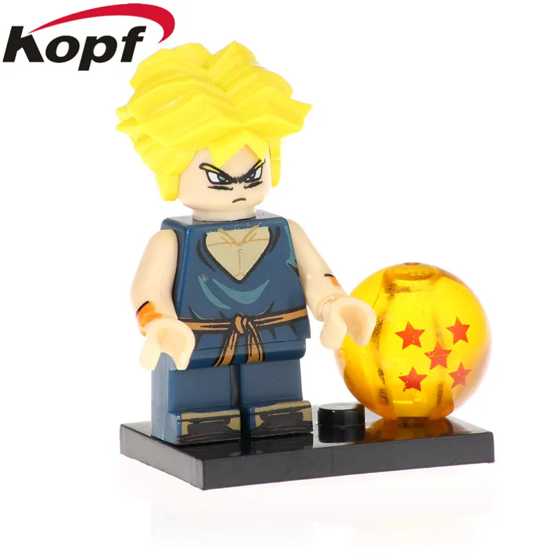 20 шт. PG1461 Dragon Ball Goku Black Nappa Son Goku Burdock Torankusu Android 18 строительные блоки куклы кирпичики для детей игрушки - Цвет: PG1371 20Pcs No Box