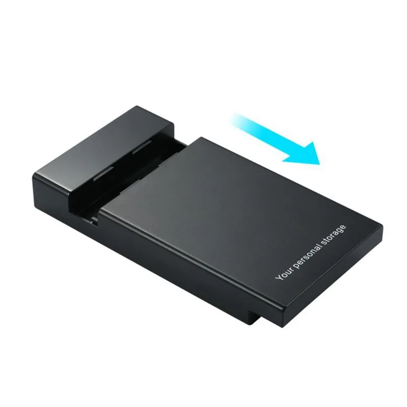 

Black 2.5/3.5 Inch USB3.0 SATA Mobile Hard Disk Box ASM 1153E Portable ABS Hard Disk Box