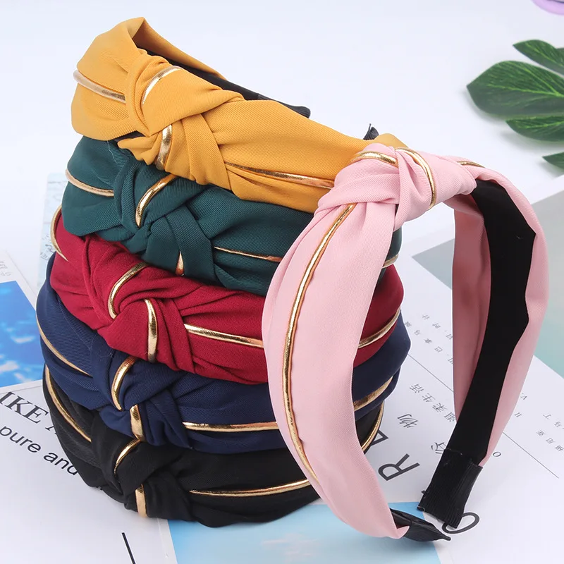 South Korea New Style Top Grade Phnom Penh Knot Face Wash Headband Korean-style ning jie Hair Bands Female Version of Hair Acces