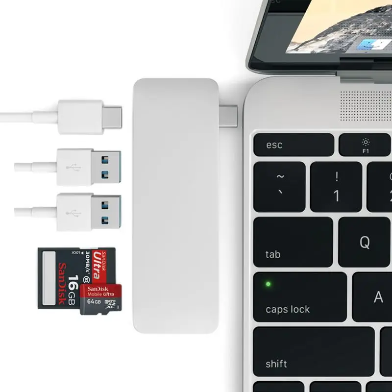 Type-C USB-C концентратор type C концентратор для Macbook Pro SD кард-ридер type c к USB 3,0 Macbook для samsung TabPro для Google